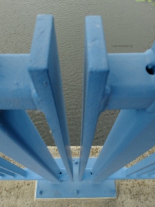 Detail jembatan seberang pabrik Tiefstack